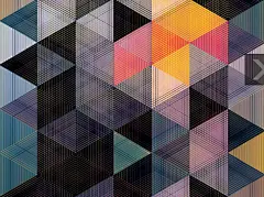 几何艺术色彩创意壁纸4 第5张-ZOL手机壁纸库