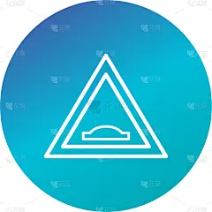 驼峰,桥,计算机图标,交通标志,轮廓,直的,图像,矢量,路,设计