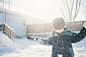 Playing In Snow by Nuno Silva on 500px