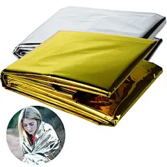 户外求生便携急救毯户外防寒防晒保温毯反光救生毯应急毯批发