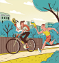 Cycling Plus Illustrations : A series of illustrations for Cycling Plus magazine