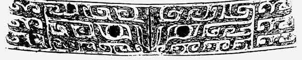 古代左右对称传统青铜器花纹