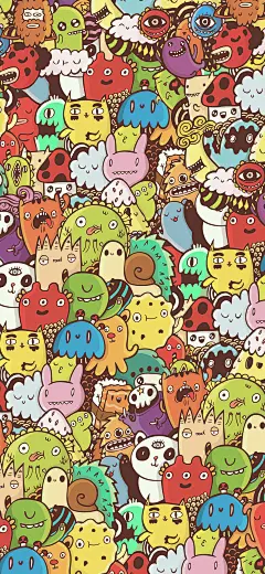 卡通 插画 手机壁纸