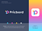 Pricbord - Logo Design v2 number 10 female shopping platform gift timeline t h e q u i c k b r o w n f o x o p q r s t u v w x y z a b c d e f g h i j k l m n colors lush vivid branding logo logo mark letter mark monogram p pricbord