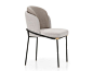 Download the catalogue and request prices of Fil noir | chair By minotti, chair design Christophe Delcourt, fil noir Collection