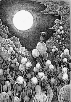 HEI CE CE 诡异手绘插画欣赏 鬼怪 诡异插画 插画 手绘 传奇插画 个性插画 