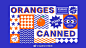 擦浪五品牌橘子罐头饰品店logo设计及VI设计运用延伸。#logo设计集# ​​​​