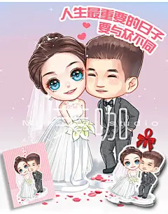 定制微信Q版头像可爱漫画形象设计LOGO卡通人物动漫头像画像人物-淘宝网