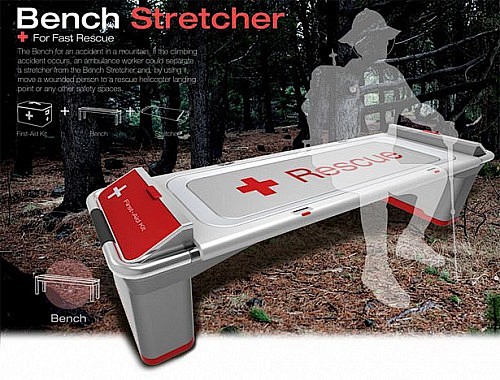 便携式担架床Bench Stretche...