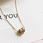 新款玫瑰金爱心项链女韩版时尚可爱短款锁骨链颈链钛钢饰品-淘宝网