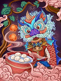 元宵节手工汤圆小吃甜品传统美食