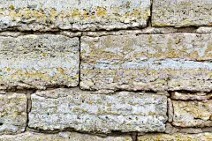 古色古香的古石墙近景，背景纹理