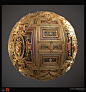 Baroque Ceiling - Substance Designer - by Jonathan BENAINOUS, Jonathan BENAINOUS : Hi guys,
Here is my latest hard surface study fully made in Substance Designer.
The goal of this project was to create a Baroque Ceiling inspired by the church "Santa 