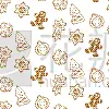 可爱的,举起手,四方连续纹样,饼干,传统,蛋糕,纺织品,食品,壁纸,绘制