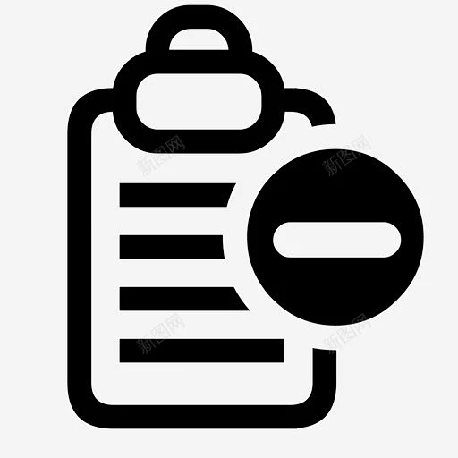 剪贴板纸张文书图标 icon 标识 标志 UI图标 设计图片 免费下载 页面网页 平面电商 创意素材-花瓣网