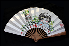 画儿晴天采集到扇子插画