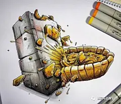 I&amp;B手绘丨同样是用马克笔画手绘,差距咋就那么大呐（二）