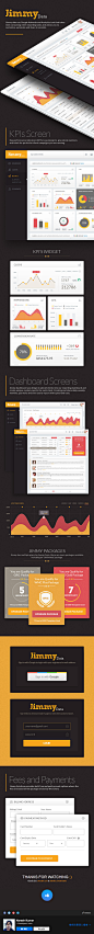 Jimmy Data: UI/UX Dashboard on Behance
后台 数据 管理 web