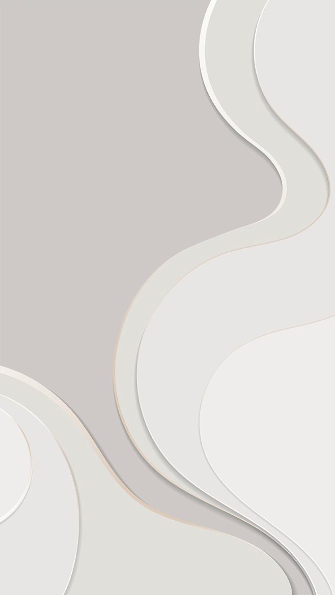 Abstract beige curve...