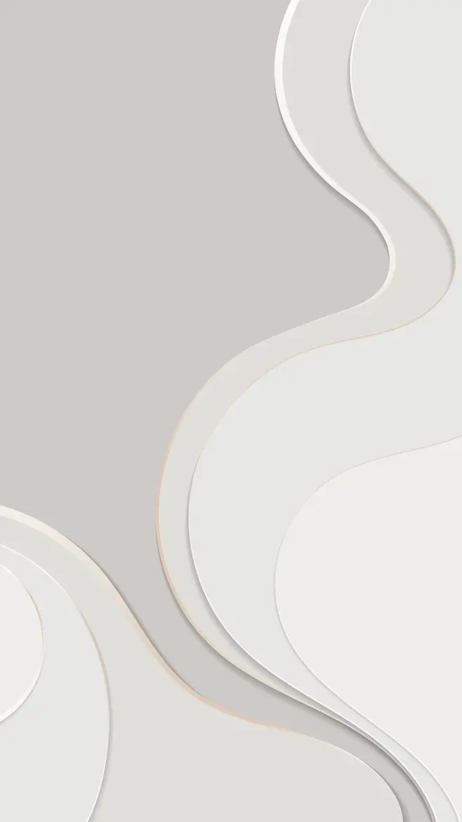 Abstract beige curve mobile phone wallpaper vector 