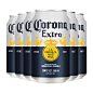 【进口】墨西哥corona啤酒355ml*24罐原装原瓶拉格黄啤整箱