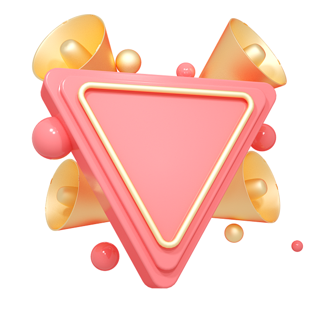 3D玻璃几何炫彩宝石元素C4D装饰PNG...