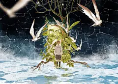 starry阿星 原创插画欣赏 温馨 原创漫画 原创插画 原创手绘 儿童插画 