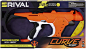 NERF 热火 Rival Curve Shot Sideswipe XXI-1200 爆能射击枪，子弹向左、右、向下弯曲或直射，12个削弱对手的子弹 - 玩具 - 亚马逊中国