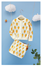 mimipeace太平鸟童装新款幼童套装胡萝卜图案洋气针织女童两件套-tmall.com天猫