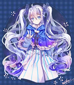 冬の夜ミク 初音未来 动漫美少女 壁纸 插画 封面 美图 V家 P站 板绘 人物 原创 PIXIV 冬夜未来 璟寒子 [pixiv]