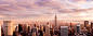 建筑结构,城市,都市风景,商务,天际线_108270476_Panorama of New York City Skyline at Sunset_创意图片_Getty Images China