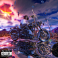 TKAY MAIDZA - LYWW 2 : For her last ep Last Year Was Weird vol 2., Tkay Maidza asked me to create the cover. The idea was to use a picture of her on a motorcycle as a reference and create a surreal environment to introduce the album.