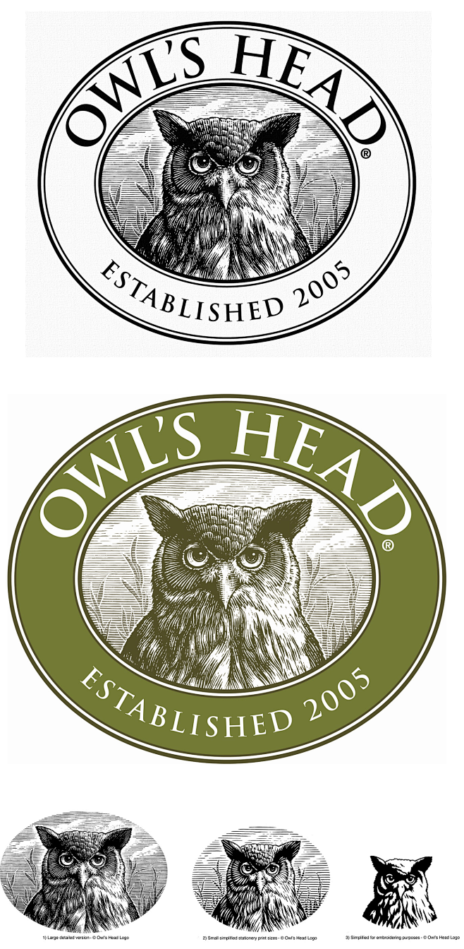 Owl's Head Logomark ...