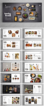15款餐饮美食酒店画册菜谱PSD格式2021718 - 设计素材 - 比图素材网