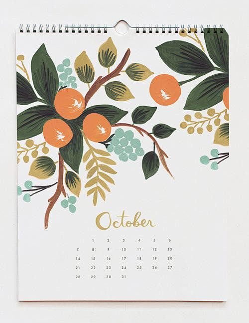 一组2012年的水果插画的日历。非常新鲜...