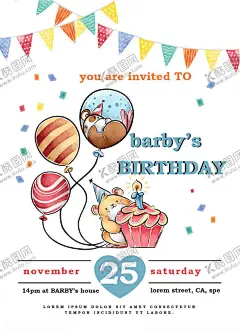 生日贺卡 【酷图网】生日贺卡,手绘贺卡,可爱贺卡,小清新贺卡,卡片,生日卡片,生日,生日派对,卡通贺卡,卡通插画