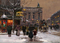 爱德华莱昂科尔特斯城市街景油画作品 - 陈年老酒 - CNLJBLOG