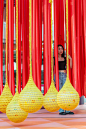 HANG OUT - 100architects : Hang Out Pingjiaqiao lu | Shanghai | China   Hang Out is a creative public space intervention designed for one of the main plazas of a new mixed-use complex located in the New Bund, the emerging international business center in 