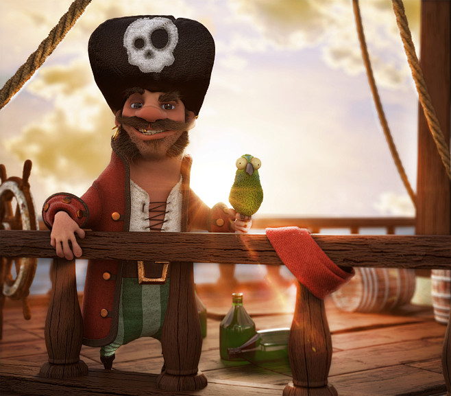 The pirate and his p...