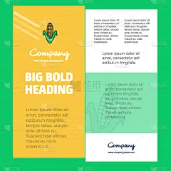 商务,模板,玉米,农业,蔬菜,谷物,清新,食品,布置