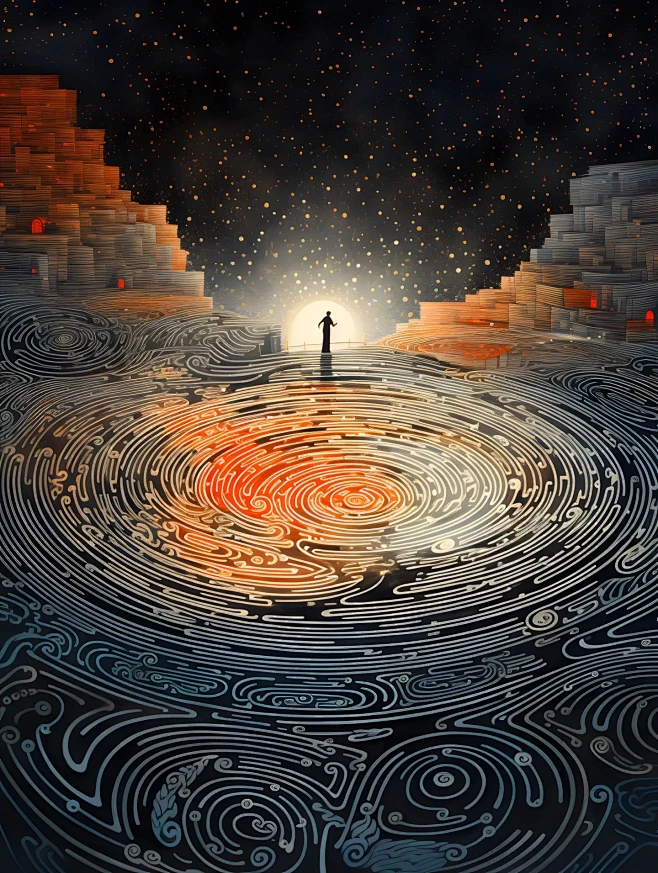 ai 插画 梦境