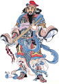 中华艺术瑰宝：《古代门神人物》欣赏（02）-中国元素-设计-艺术中国网