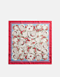 真丝印花围巾 50 x 50 厘米