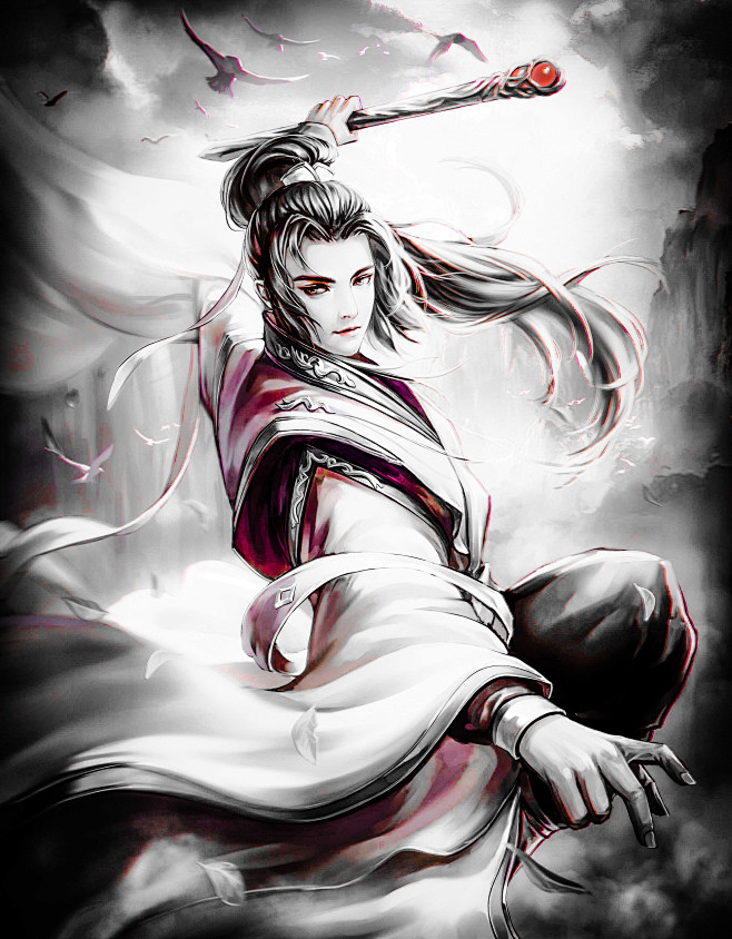 落无寒底图处理男频玄幻奇幻仙侠历史游戏小说封面底图