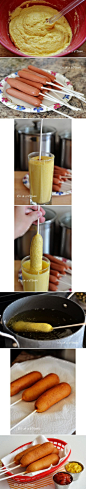 Homemade corn dogs step-by-step. When was the last time you had one? This recipe is so easy - try it today!