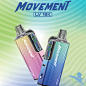 MOVEMENT LV18000 18ML Powered By Lost Vape Disposable Device With In-Screen Touch Button Smart LED Display - Display of 5