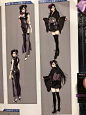 《最终幻想7：重制版》角色服装设定图 你喜欢哪个