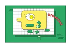 #Ooh Art Saturday# 今期青年艺术家@lim_lim_lim 毕业于四川音乐学院-美术学院。目前定居上海，自由职业。喜欢用逗趣的图形和设计给大家讲“冷笑话”。也会尝试做成动态的，或实物周边等。她的作品充满“AI初级爱好者”的恶趣味。看似简单的线条搭配较高纯度的色彩，让人沉迷在这种魔性的原始表达中。可能也正是因为这样，Lim 的一切创造都让人过目难忘，你会随着画中的角色一起快乐忧愁。抛却了繁复而又炫技的附加效果，我们可以更好的发现故事的本质和作者真正想要传达的理念...more：OOoh A