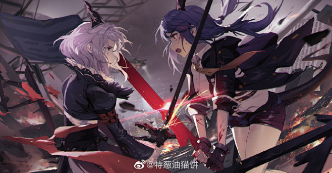 明日方舟塔露拉陈明日方舟同人站陈生为同母异父一起长大的好姐妹难道