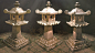 Shogun Shrine Pillar {Prop}, Милош Баскић : This is the second prop, which also happens to be for my Artstation competition Shogun scene. I hope you like it